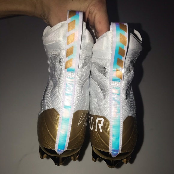 Mens Nike Vapor Untouchable Football Cleats White - Picture 7 of 8